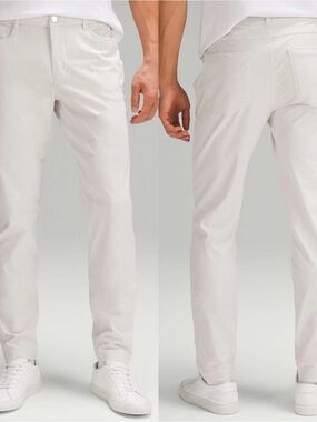 Lululemon ABC Slim-Fit Pant Sz 31 *Warpstreme In Bone